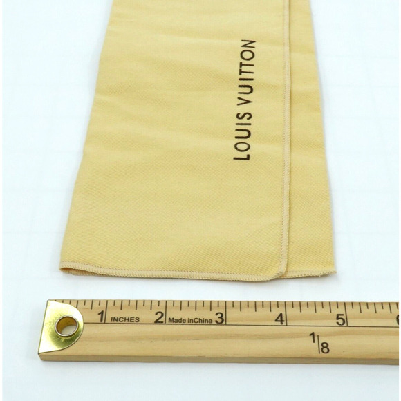 LOUIS VUITTON Dust Bag Size Small Beige Flap Accessories 9" x 5" - Picture 9 of 9